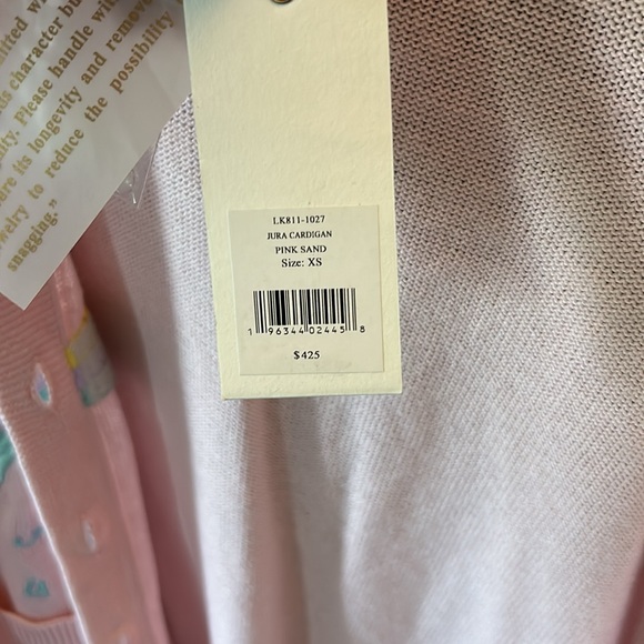 Loveshackfancy NWT Jura Cardigan in Pink Sands xs - Picture 12 of 12